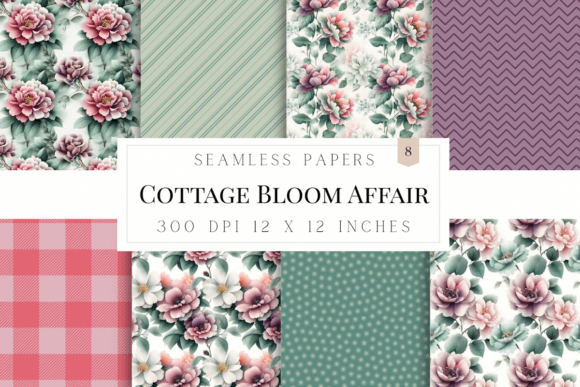Cottage Bloom Affair Papers: A Designer's Guide to Cottagecore Charm