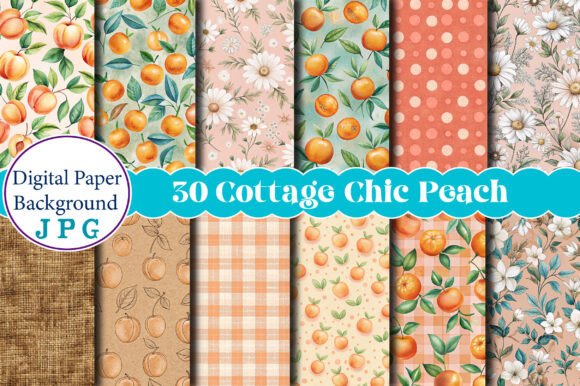 Cottage Chic Peach Digital Paper: A Designer's Guide
