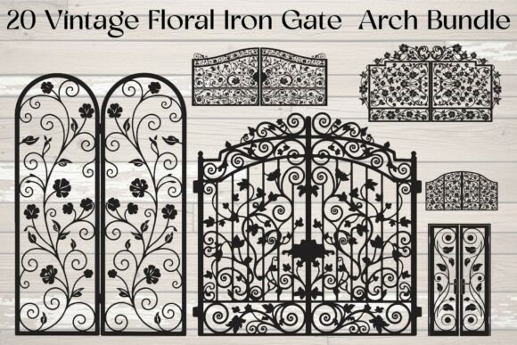 Elegant Iron Gate Arch Designs for Creative Projects
