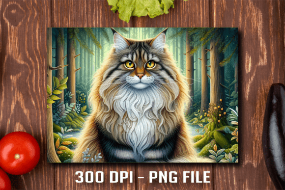 Majestic Maine Coon Head Cutting Board: A Designer's Guide to Premium Sublimation Assets