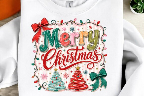 Pink Merry Christmas Sublimation PNG: A Designer's Festive Asset