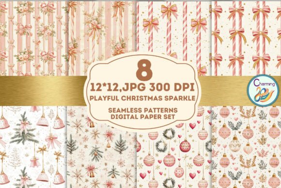 Playful Christmas Sparkle: Elevate Your Holiday Designs