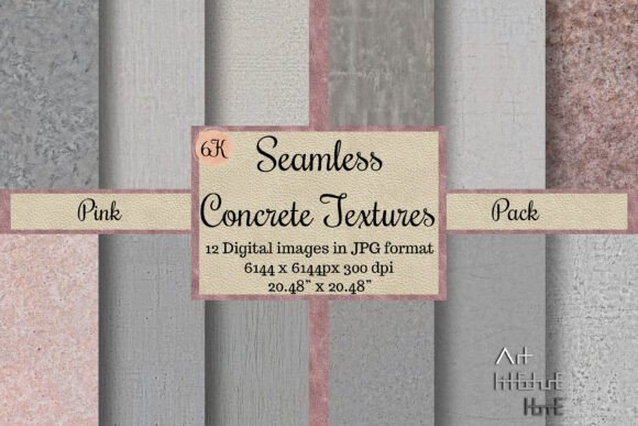 Seamless Pink Concrete Textures: A Modern Design Resource