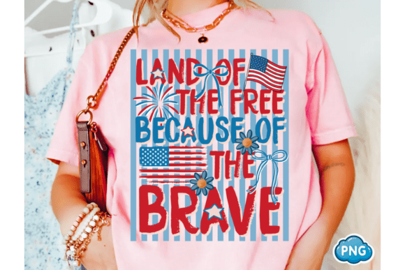 Striped 4th of July PNG: America Coquette Design for Festive Projects